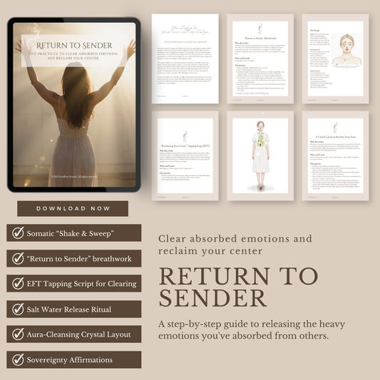 Energy Clearing Guide: Release Absorbed Emotions | Digital Download