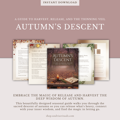 Autumn's Descent: A Guide to Harvest, Release, and the Thinning Veil (Digital Download)