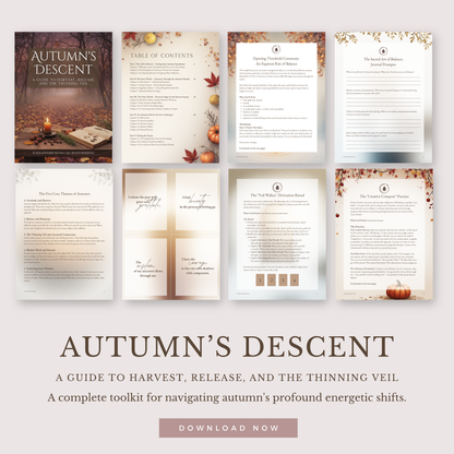Autumn's Descent: A Guide to Harvest, Release, and the Thinning Veil (Digital Download)