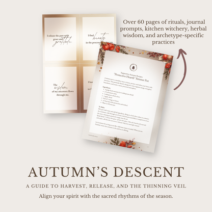 Autumn's Descent: A Guide to Harvest, Release, and the Thinning Veil (Digital Download)