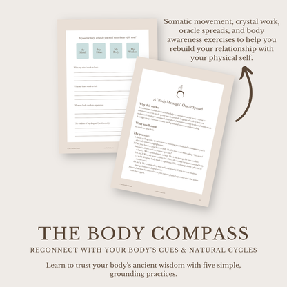 The Body Compass Toolkit: Reconnect with Your Body's Messages | Digital Download