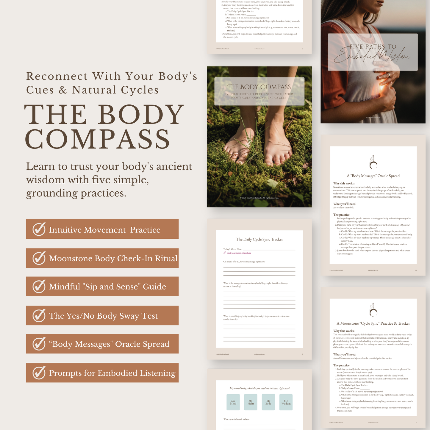 The Body Compass Toolkit: Reconnect with Your Body's Messages | Digital Download