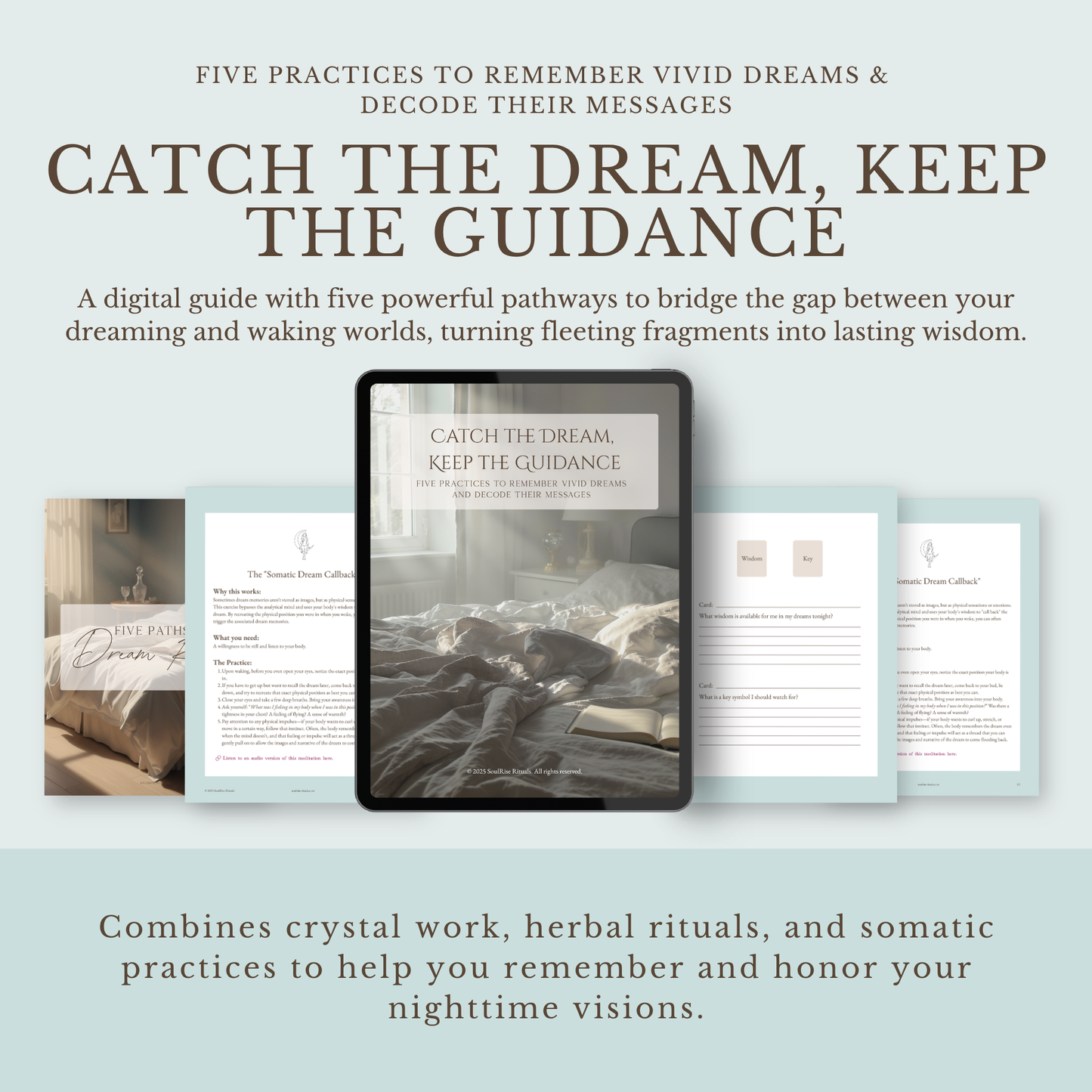Catch the Dream, Keep the Guidance Toolkit: Remember & Interpret Your Dreams | Digital Download