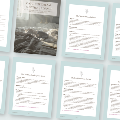 Catch the Dream, Keep the Guidance Toolkit: Remember & Interpret Your Dreams | Digital Download