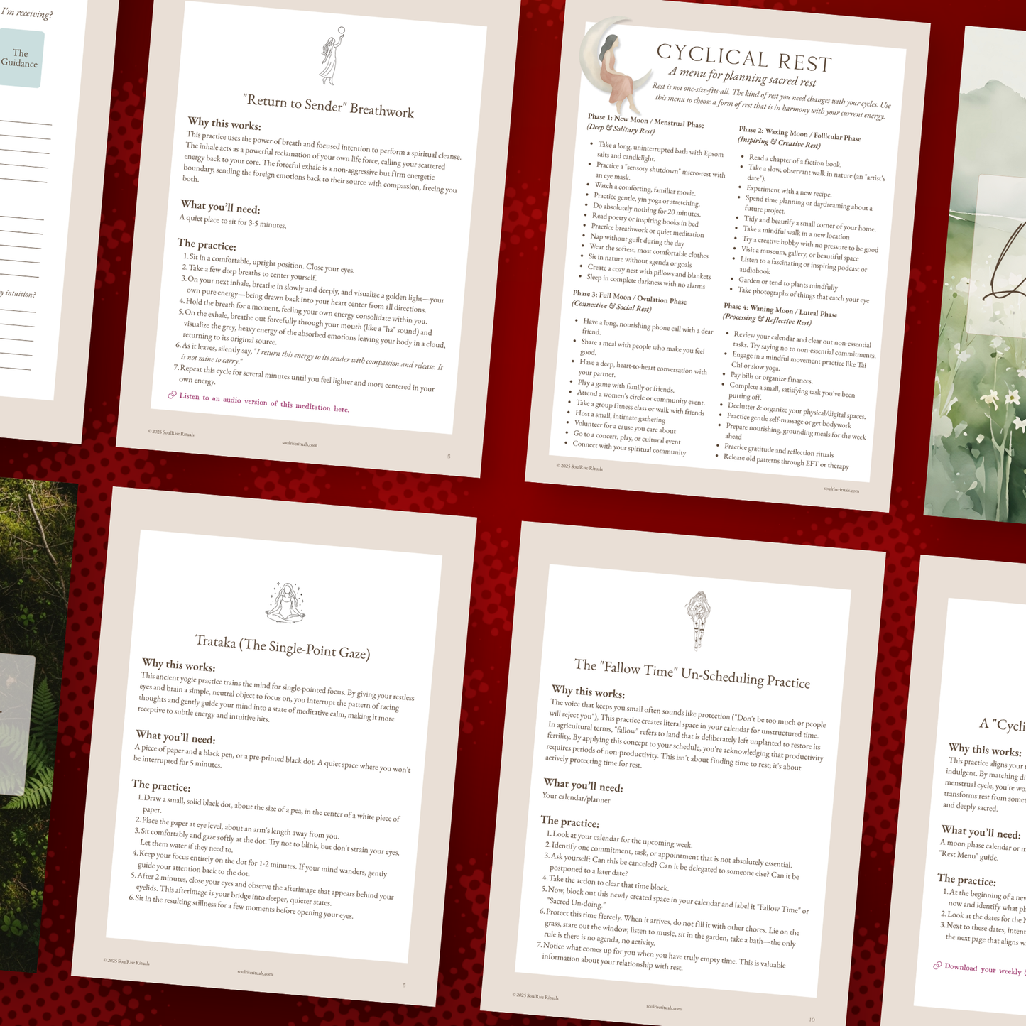 Holiday Sanctuary Kit Bundle | 3 Digital Guides for Peace & Grounding During the Busy Season