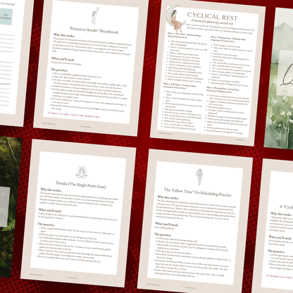 Holiday Sanctuary Kit Bundle | 3 Digital Guides for Peace & Grounding During the Busy Season