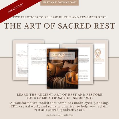Holiday Sanctuary Kit Bundle | 3 Digital Guides for Peace & Grounding During the Busy Season