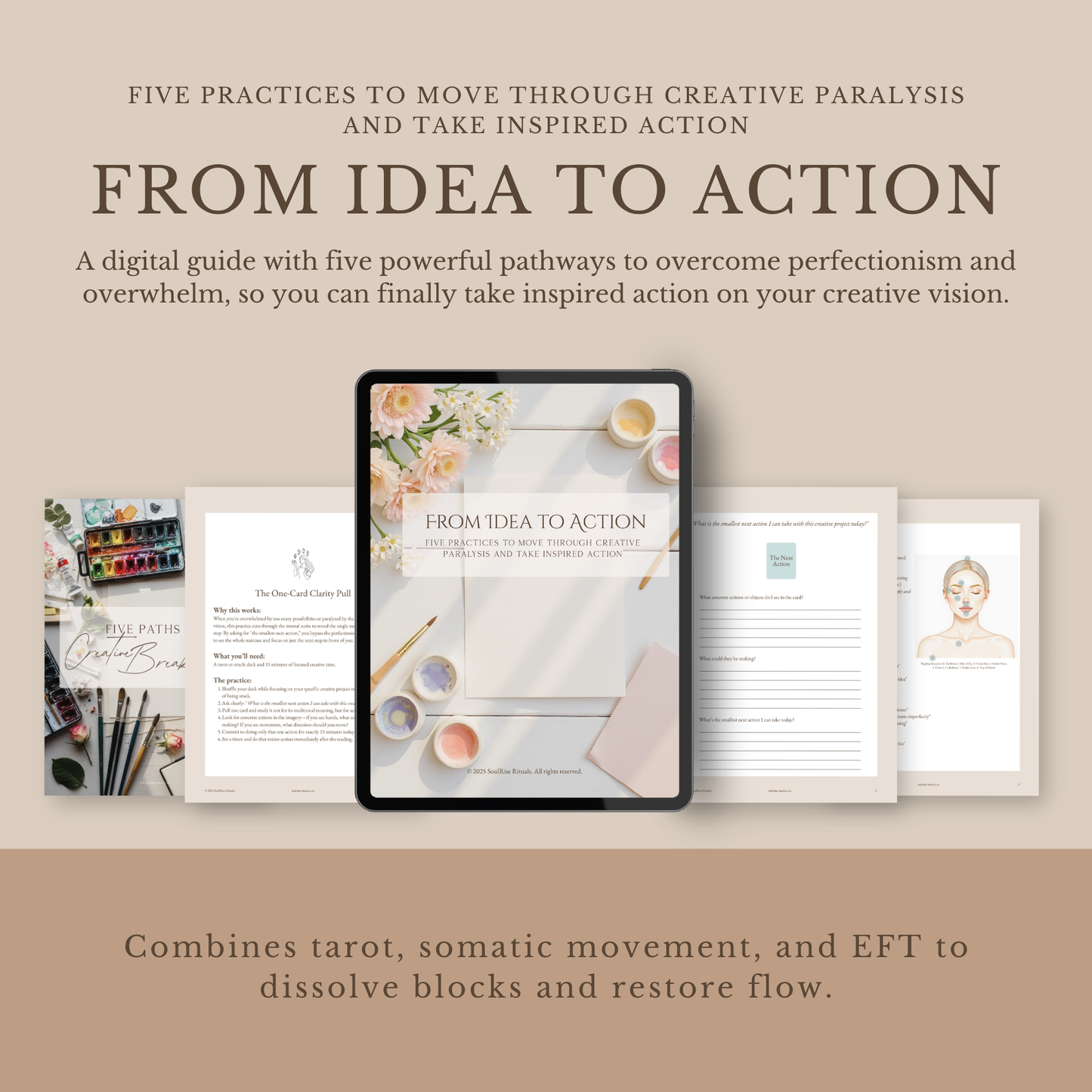 From Idea to Action Toolkit: Move from Stuck to Started | Digital Download