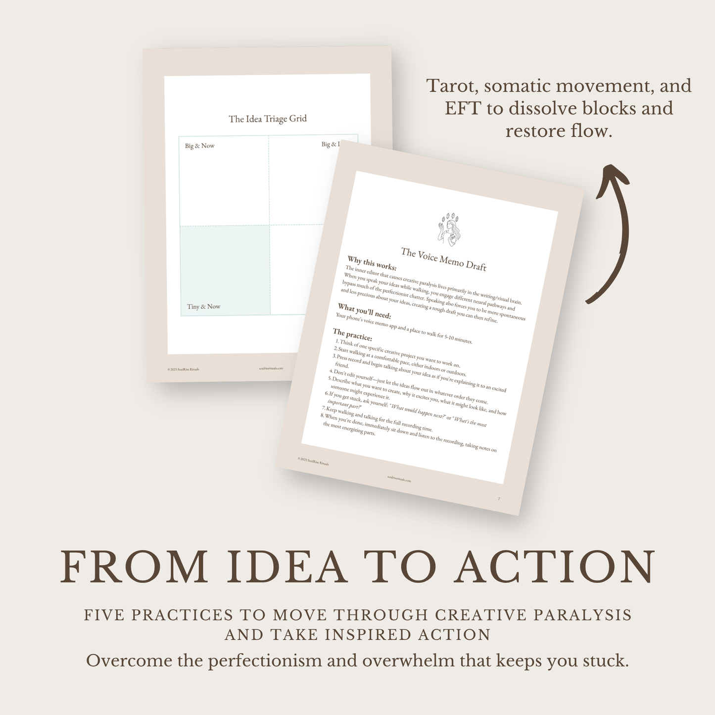 From Idea to Action Toolkit: Move from Stuck to Started | Digital Download