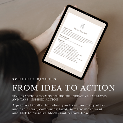 From Idea to Action Toolkit: Move from Stuck to Started | Digital Download