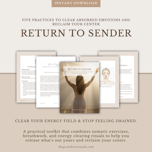 Energy Clearing Guide: Release Absorbed Emotions | Digital Download
