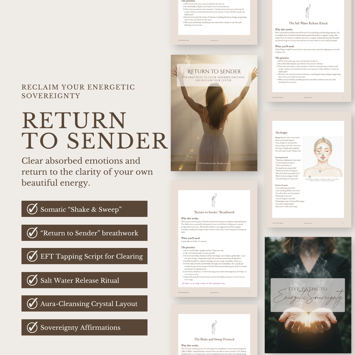 Holiday Sanctuary Kit Bundle | 3 Digital Guides for Peace & Grounding During the Busy Season