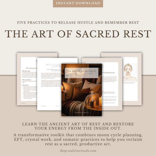 The Art of Sacred Rest Toolkit: Rest Without Guilt | Digital Download