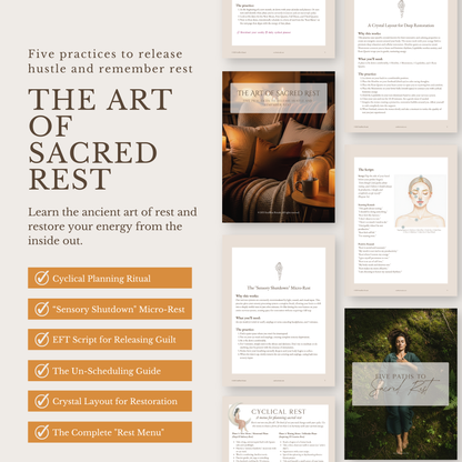 Holiday Sanctuary Kit Bundle | 3 Digital Guides for Peace & Grounding During the Busy Season