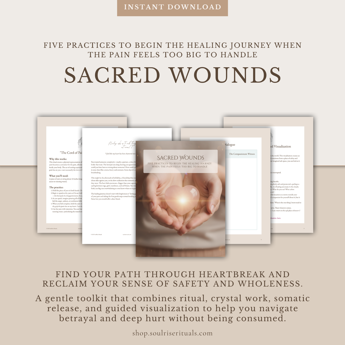 Sacred Wounds: Navigating Betrayal & Grief | Digital Download