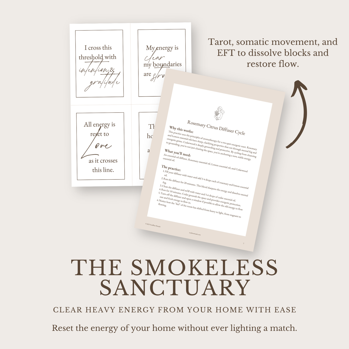 The Smokeless Sanctuary Toolkit: For Smokeless Space Clearing | Digital Download