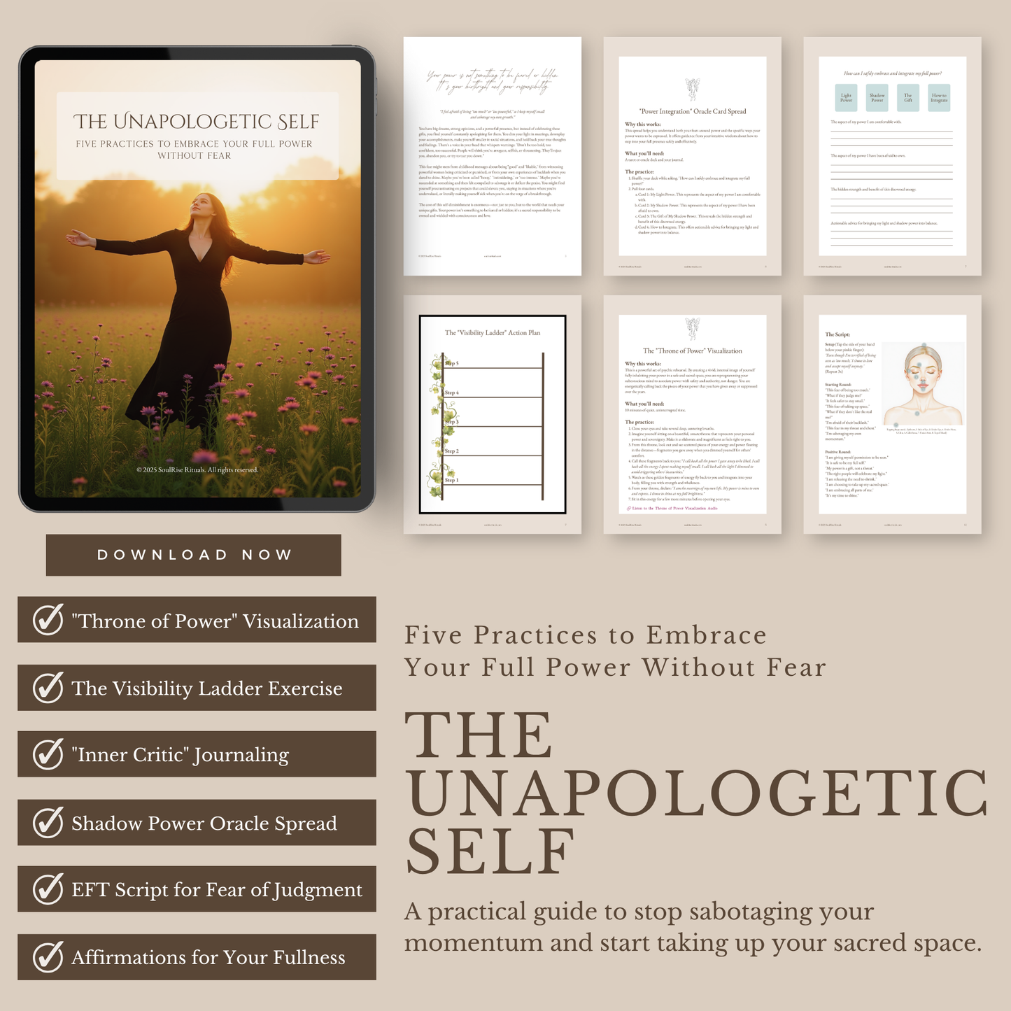 The Unapologetic Self: Stop Playing Small & Embrace Your Power | Digital Download
