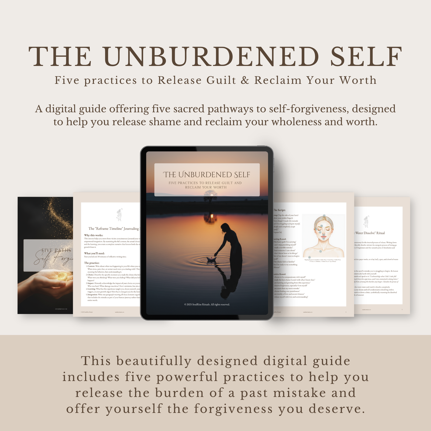 The Unburdened Self Toolkit: Release Guilt & Shame | Digital Download