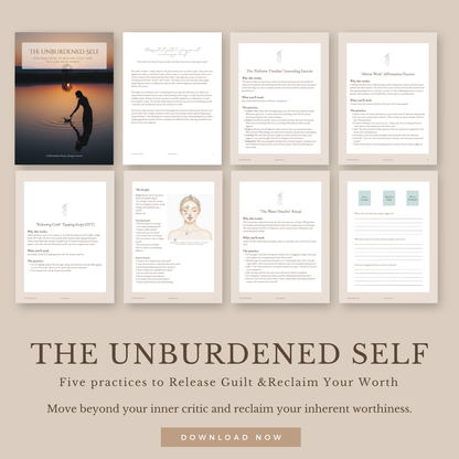 The Unburdened Self Toolkit: Release Guilt & Shame | Digital Download