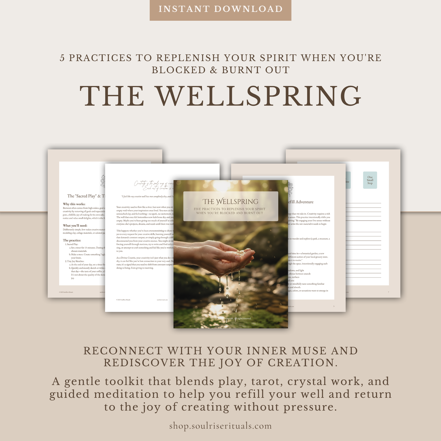 The Wellspring Toolkit: Heal Creative Burnout | Digital Download