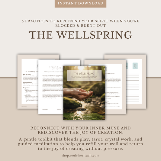 The Wellspring Toolkit: Heal Creative Burnout | Digital Download