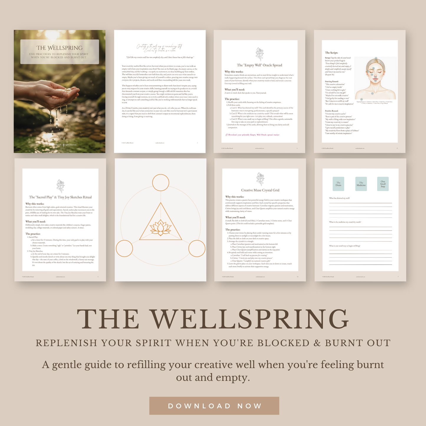 The Wellspring Toolkit: Heal Creative Burnout | Digital Download