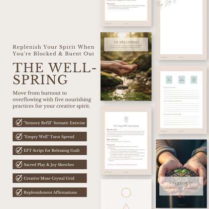The Wellspring Toolkit: Heal Creative Burnout | Digital Download