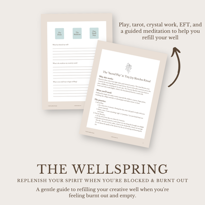 The Wellspring Toolkit: Heal Creative Burnout | Digital Download