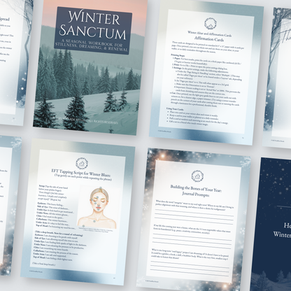 Winter Sanctum: A Guided Workbook for Seasonal Living & Ritual (Digital Download PDF)